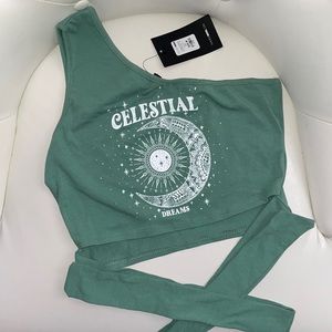 Celestial Dream One Shoulder Top
